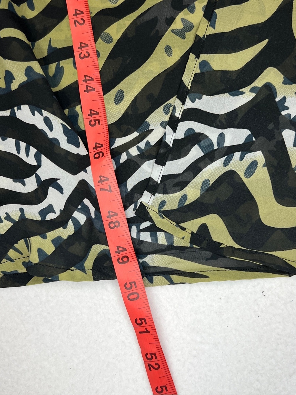 Zebra Leopard Print Kimono Duster Belted One Size Animal Print Boho Cover Up - Picture 7 of 8